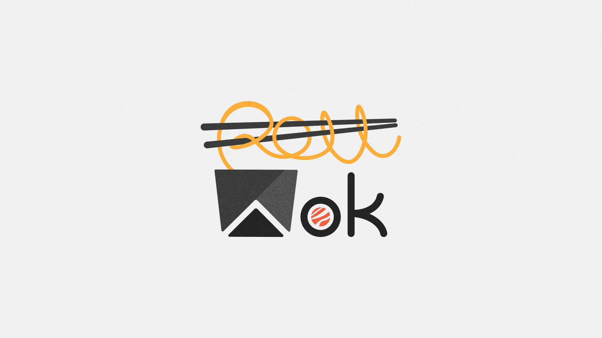 Разработка логотипа в Мончегорске для суши-бара «Roll Wok Club» Разработка логотипа в Мончегорске для суши-бара «Roll Wok Club»