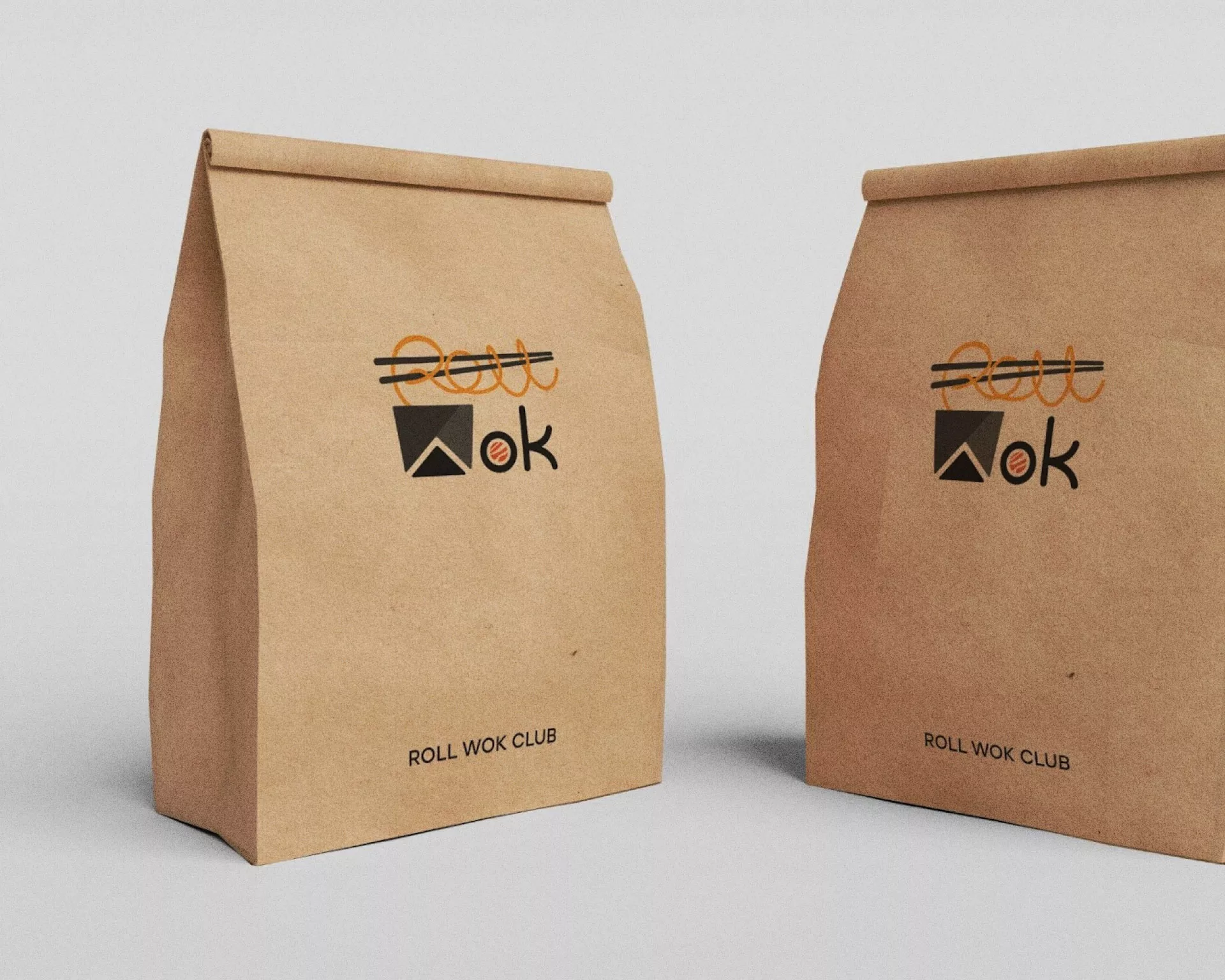 Создание дизайна упаковки суши-бара «Roll Wok Club» в Мончегорске